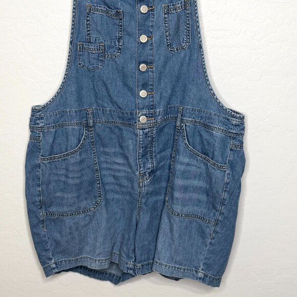 Torrid Lightweight Denim Adjustable Shortalls Size 12 - Picture 6 of 10